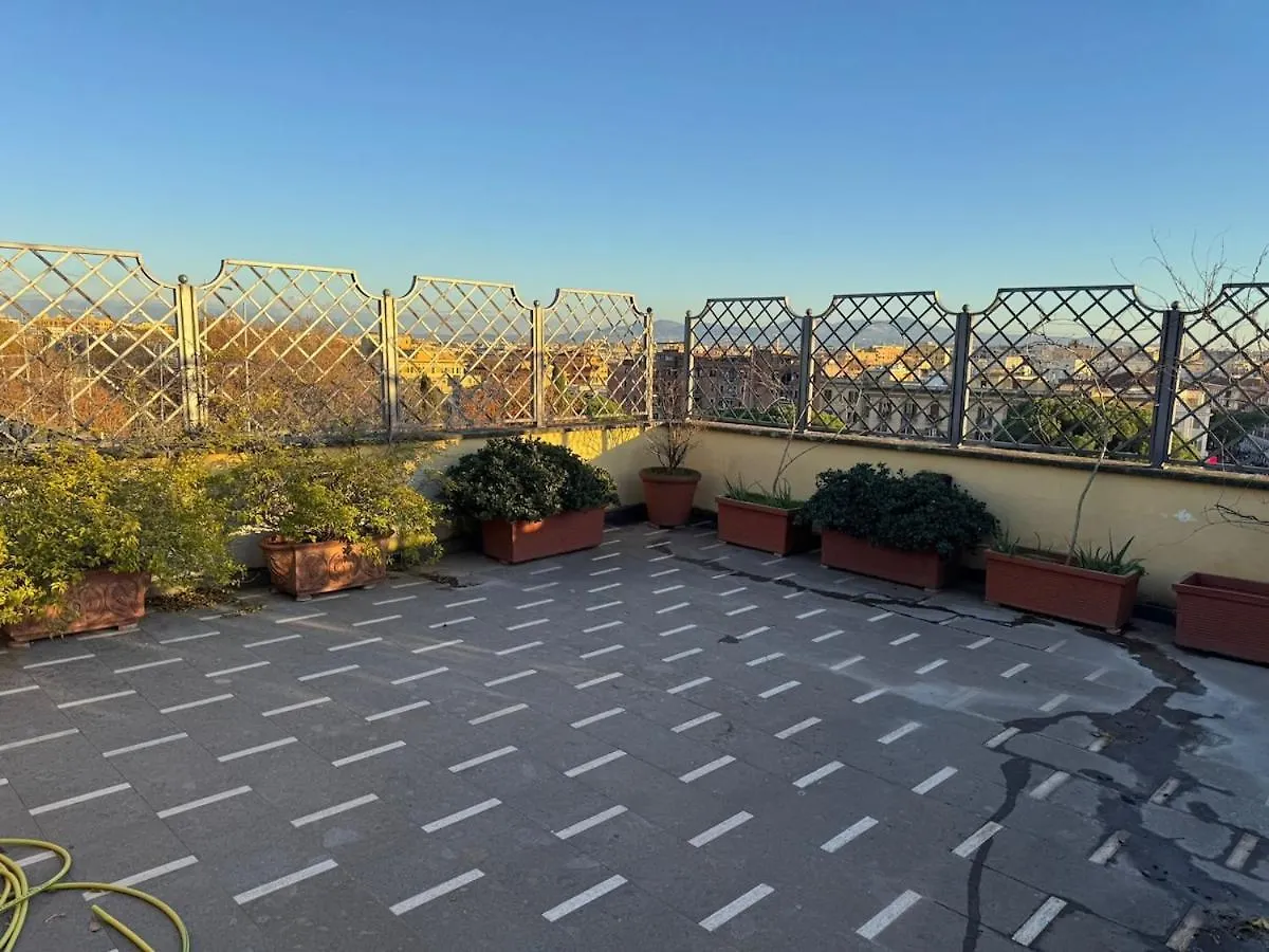 Terrace Of The Aureli Apartment Rome 0*,