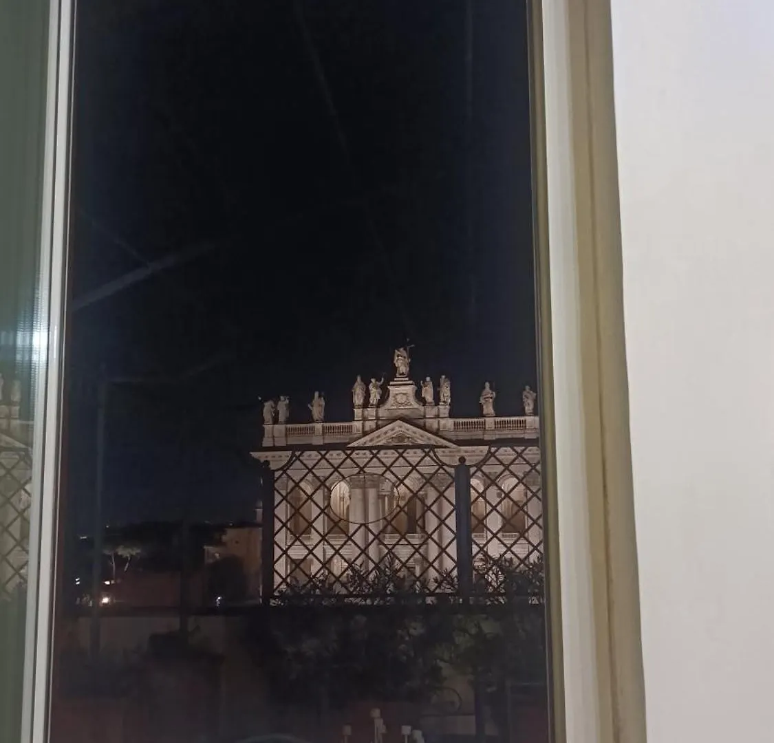 Terrace Of The Aureli Apartment Rome